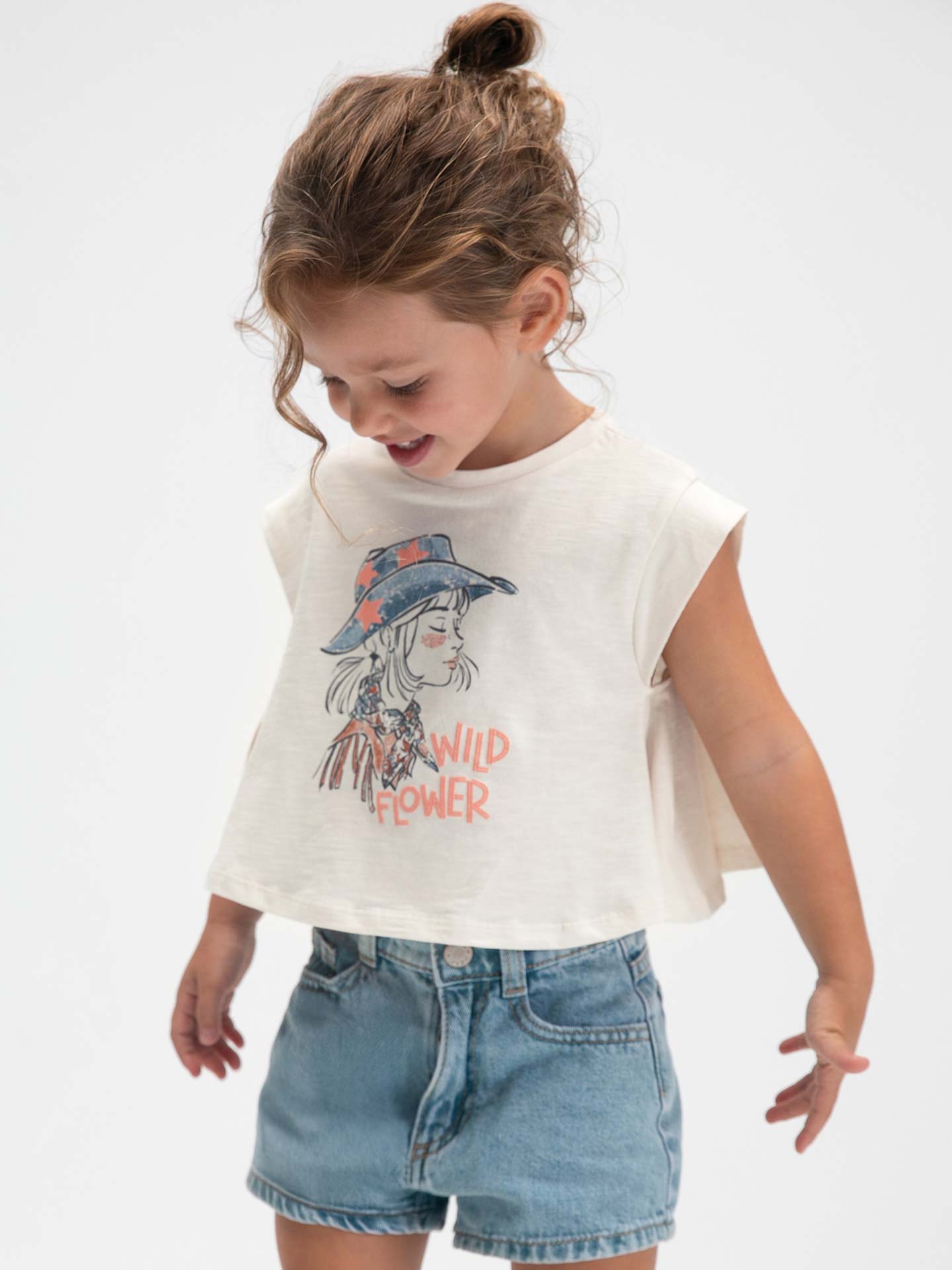 T-shirt com Estampado