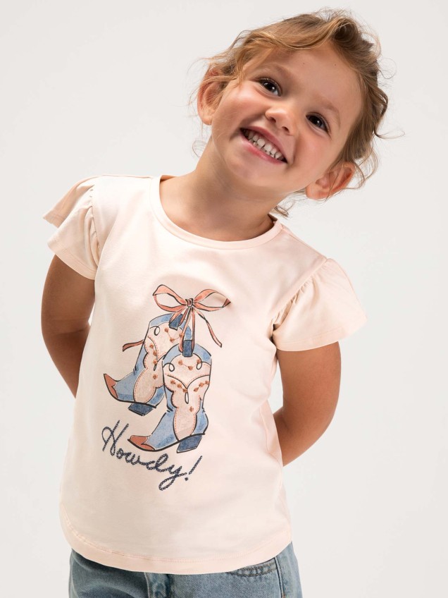 T-shirt com Estampado