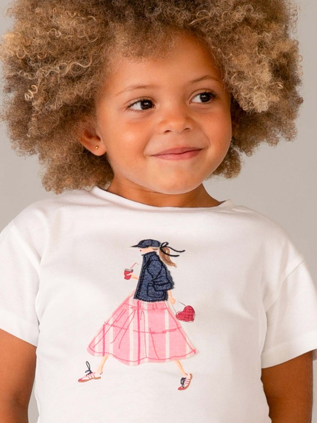 T-shirt com Estampado