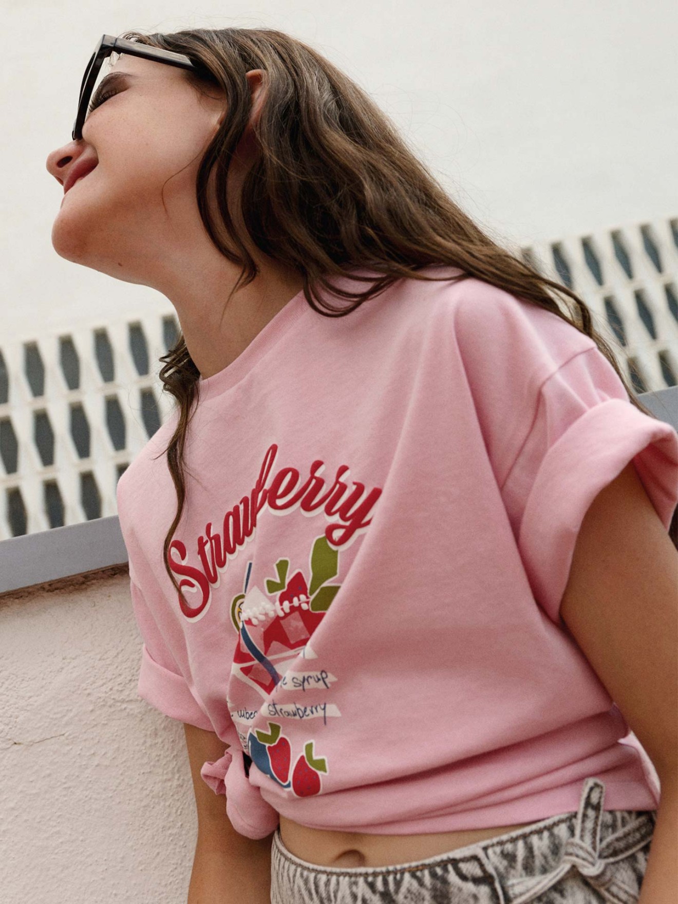 T-shirt com Estampado