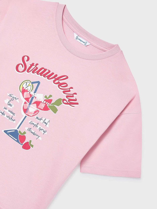 T-shirt com Estampado