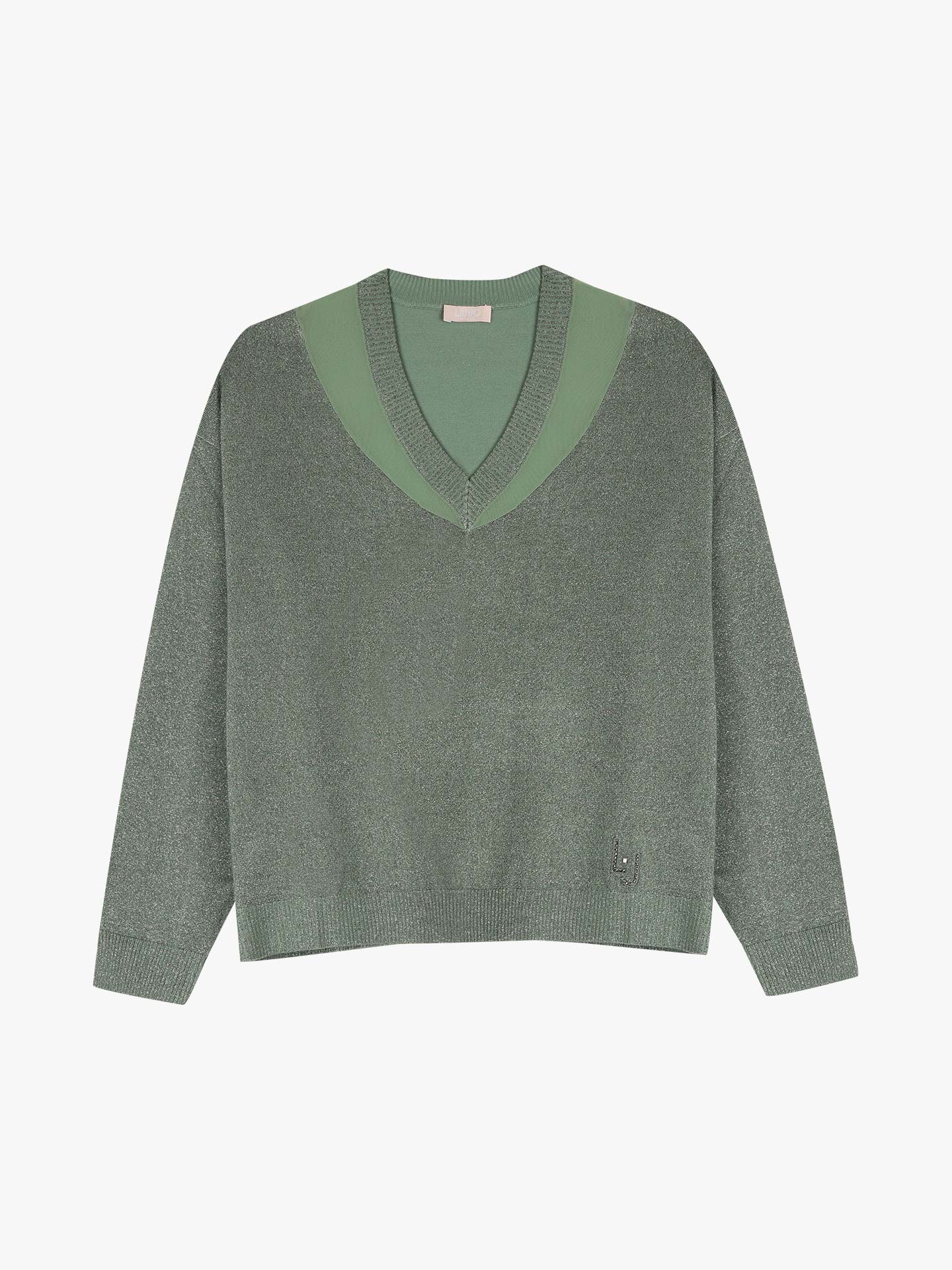 Camisola de Malha com Decote em V