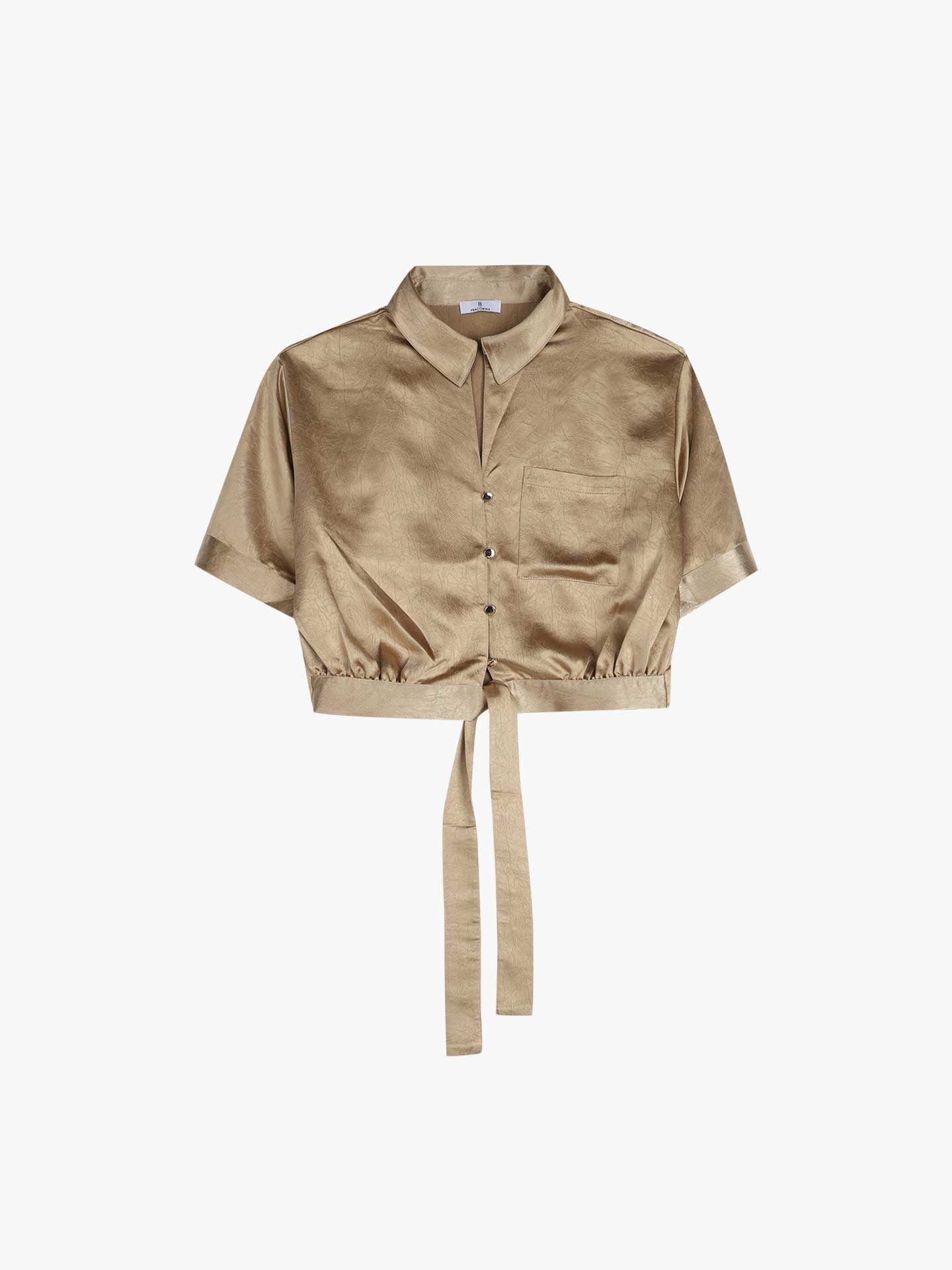 Camisa Cropped com Nó