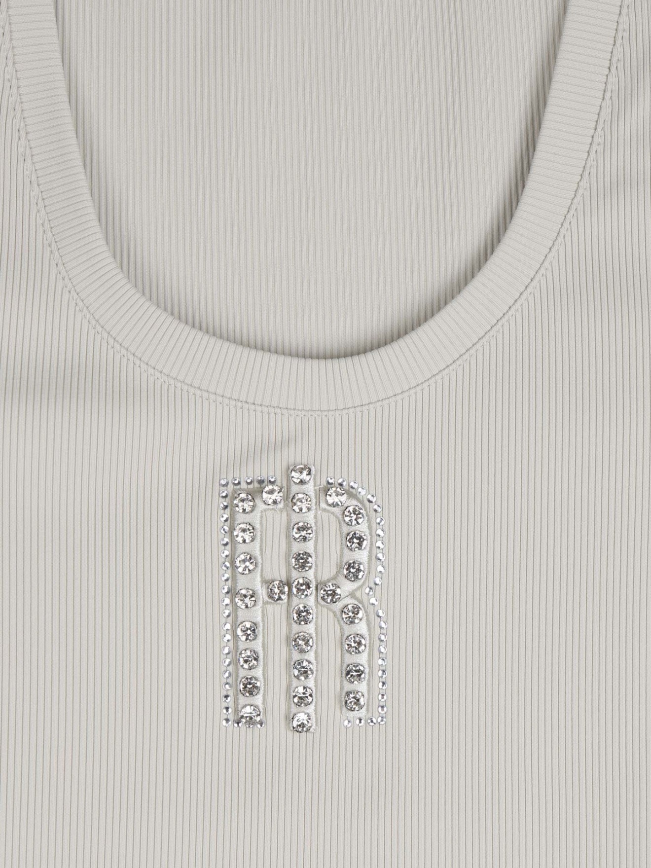 Top de Al�as Canelado com Log�tipo