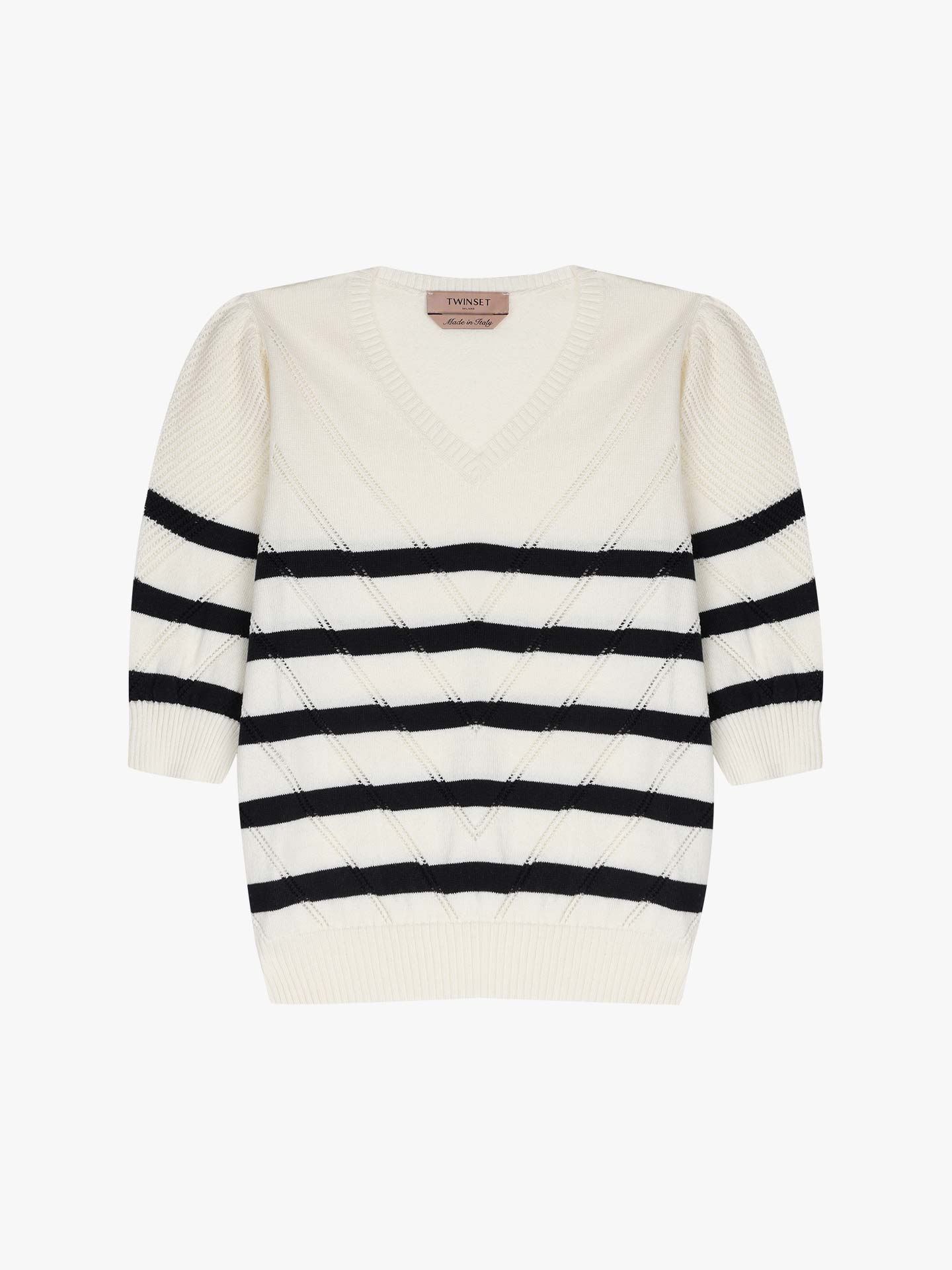 Camisola de Malha com Riscas