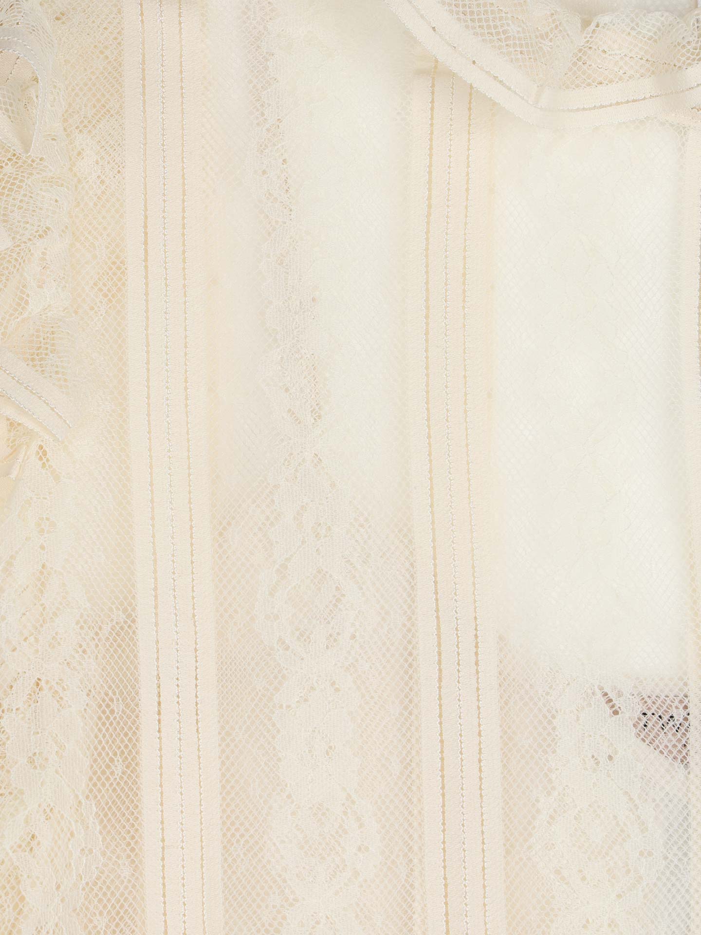 Blusa de Renda com Riscas Verticais