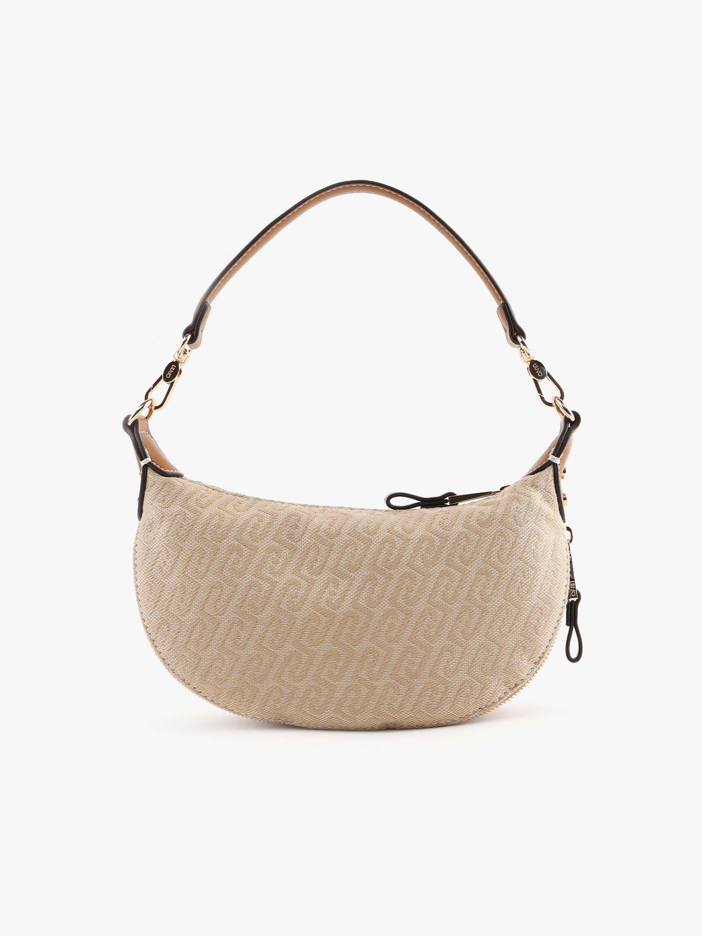 Mala de Ombro com Padrão Monograma