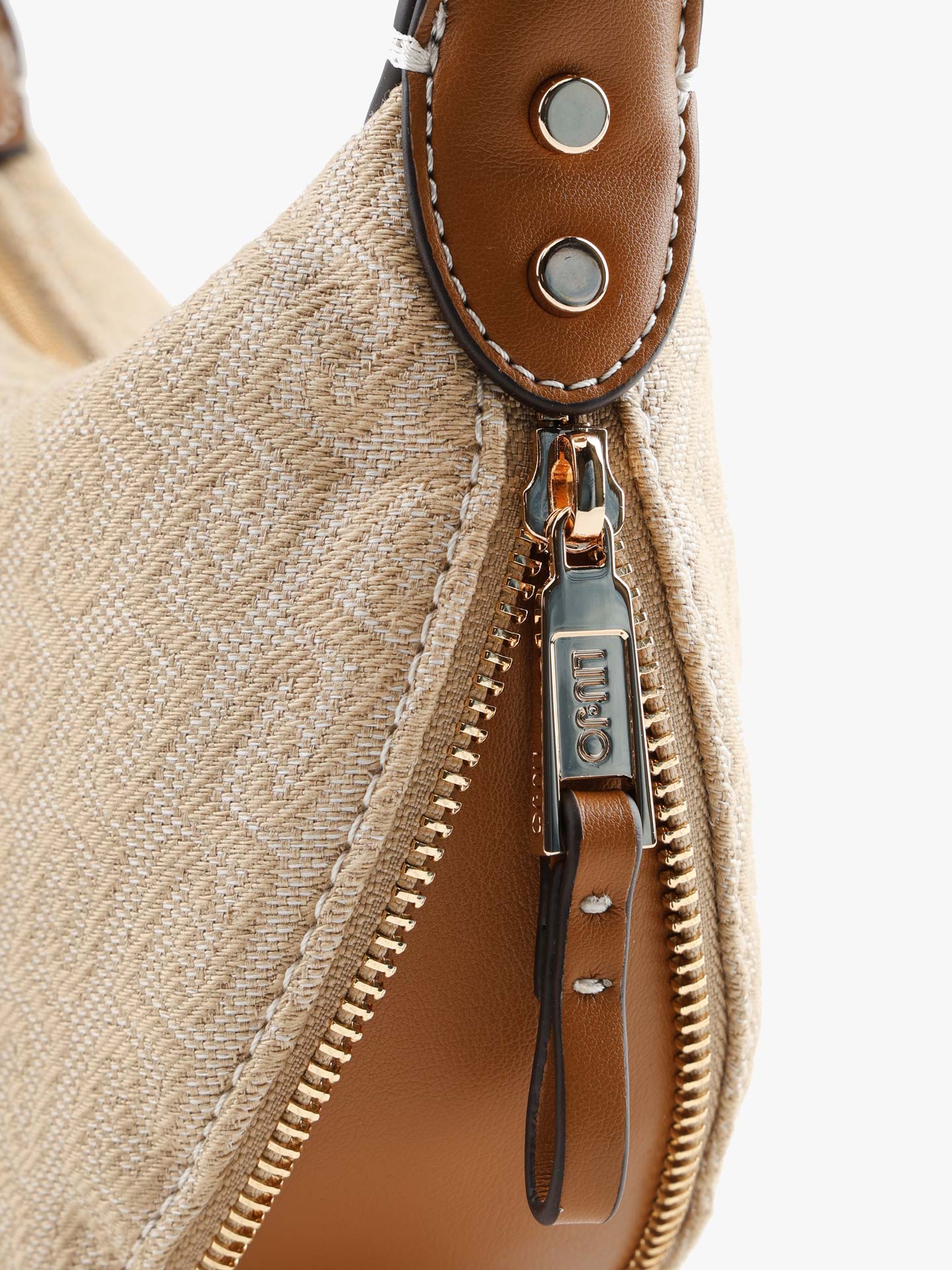 Mala de Ombro com Padrão Monograma