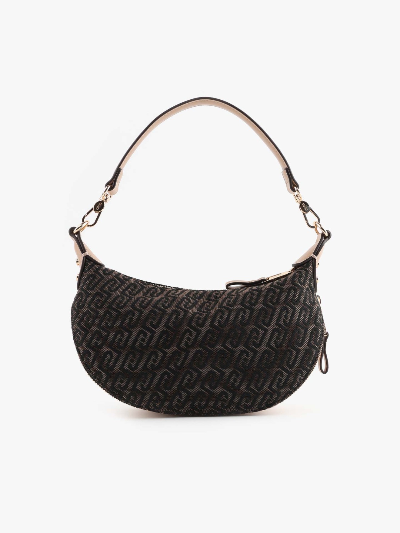 Mala de Ombro com Padrão Monograma