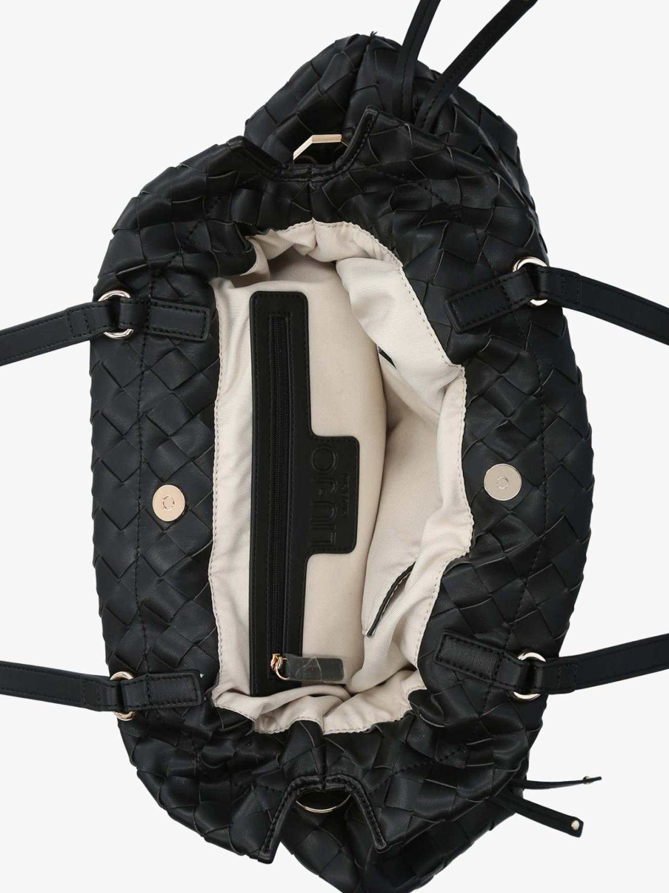 Mala de Ombro Shopper com Efeito Entrançado