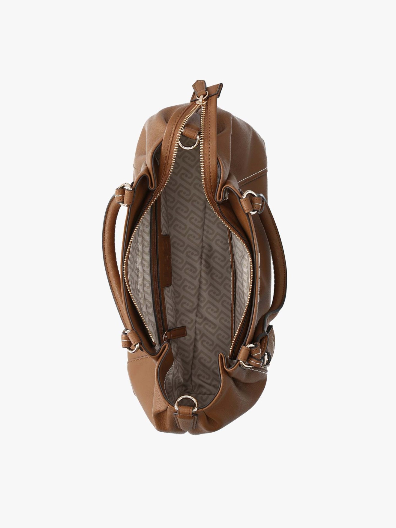 Mala Tote com Pespontos Contrastantes