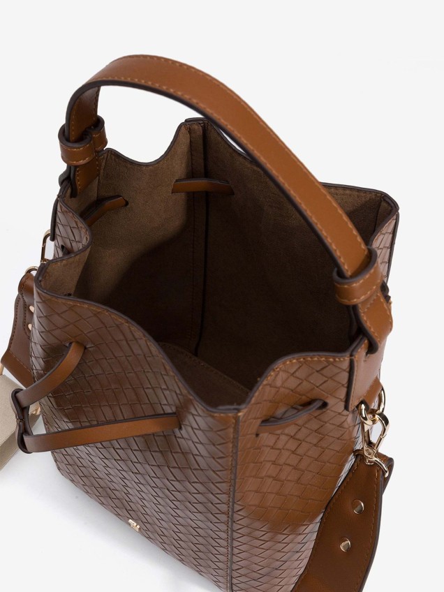 Mala Saco com Textura Entrançada