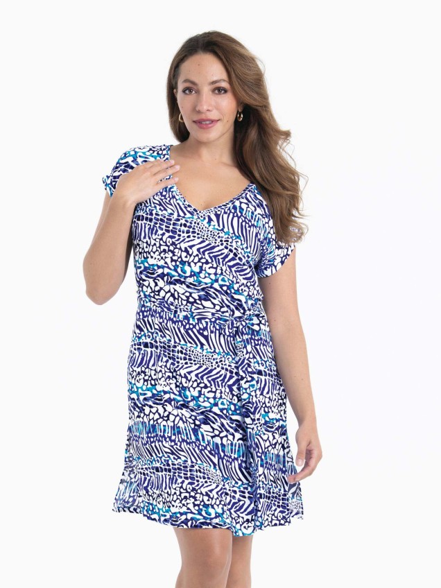 Vestido de Praia Estampado