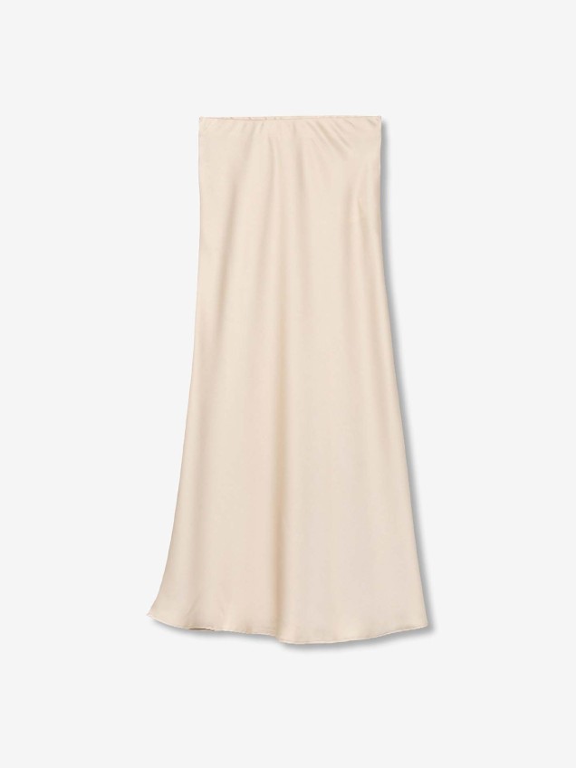 Saia Midi Fluida Acetinada