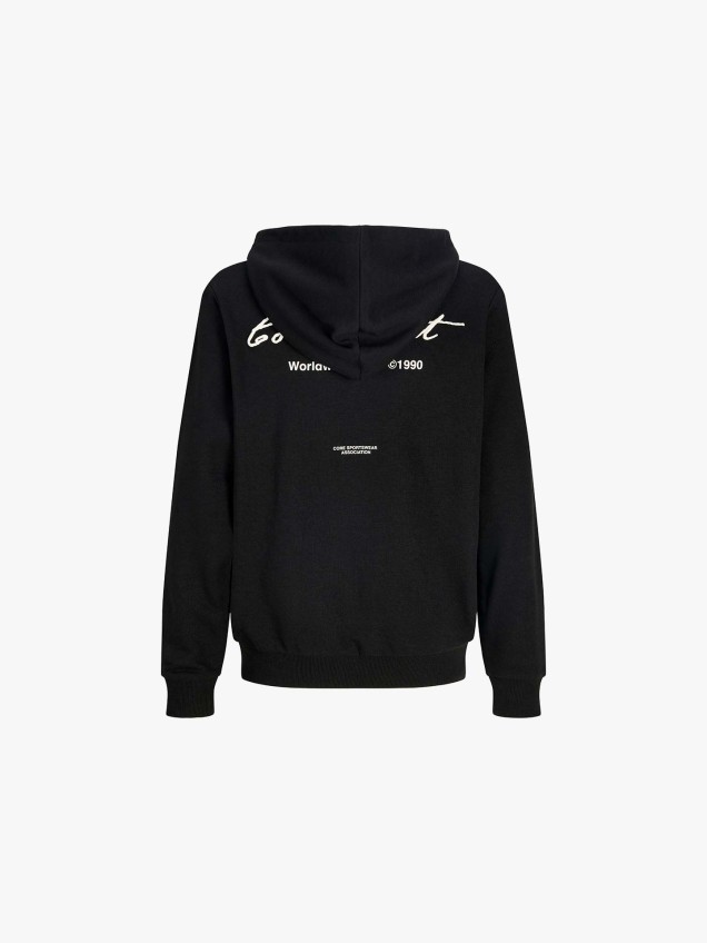 Sweatshirt de Corte Largo com Capuz