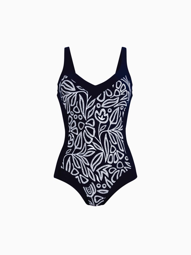 Fato de Banho com Decote em V