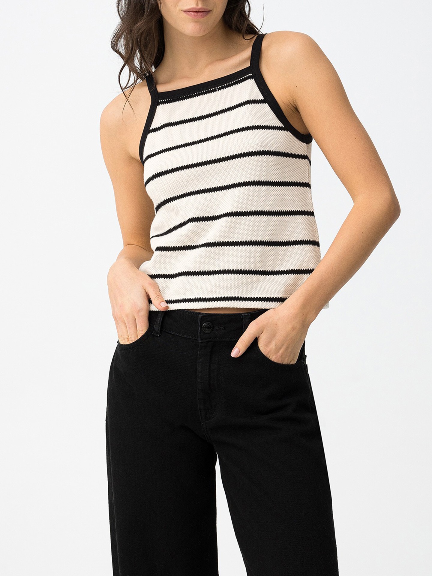 Conjunto de Malha às Riscas