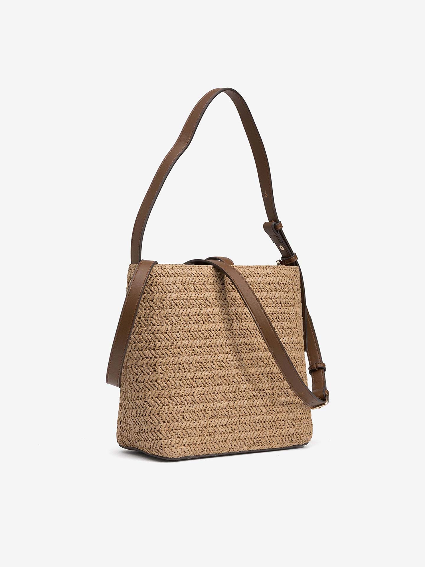 Mala de Ombro em Palha Trançada