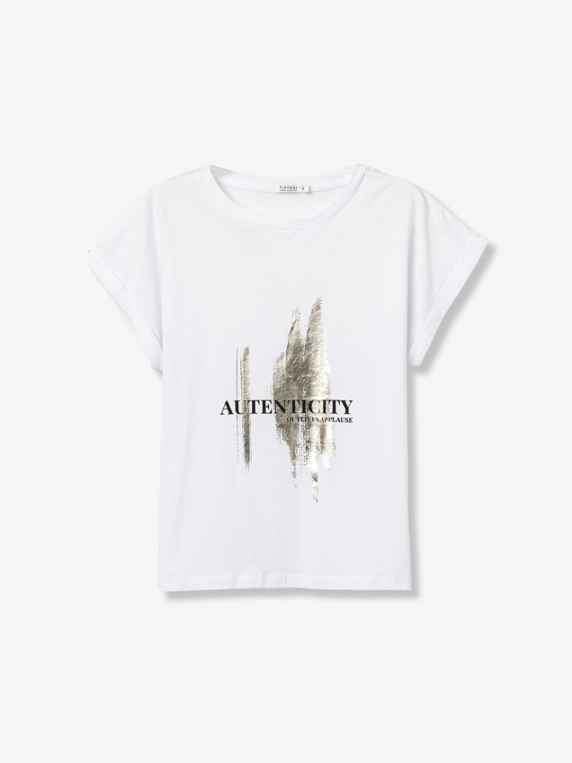 T-shirt com Estampado