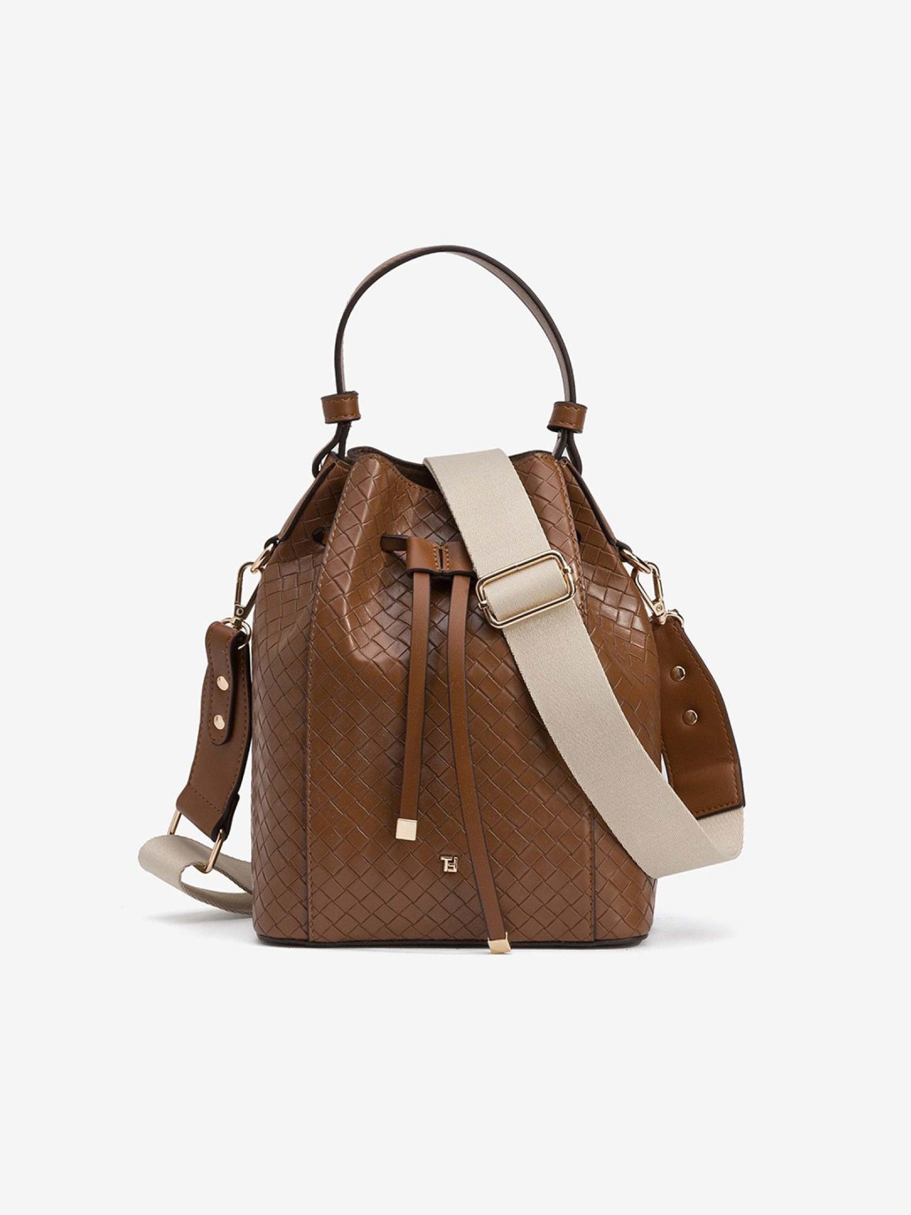 Mala Saco com Textura Entrançada