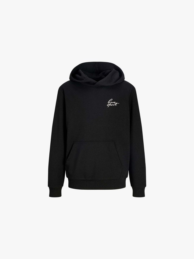 Sweatshirt de Corte Largo com Capuz