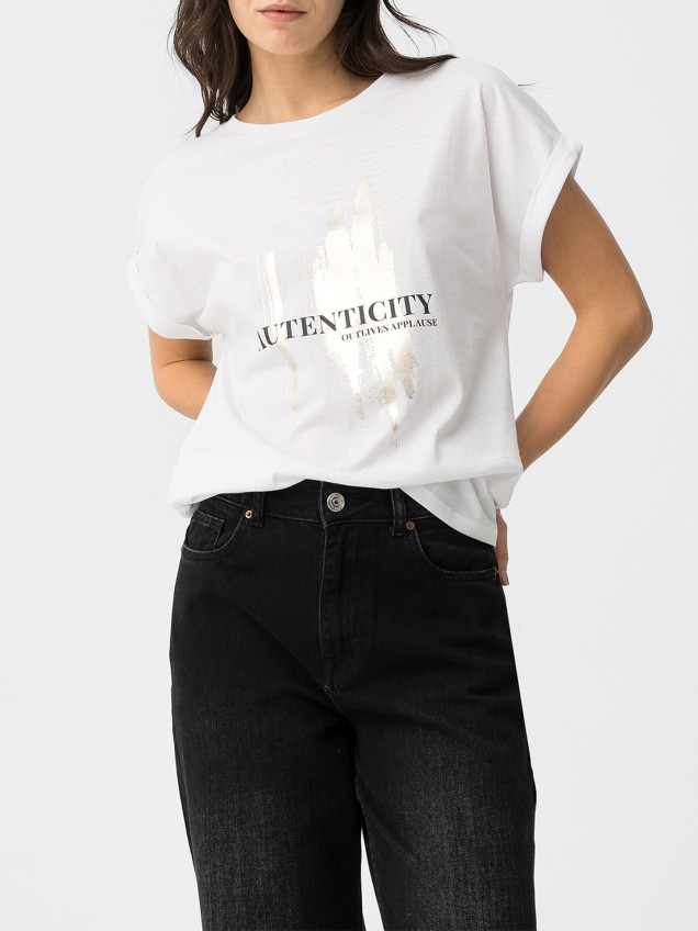 T-shirt com Estampado