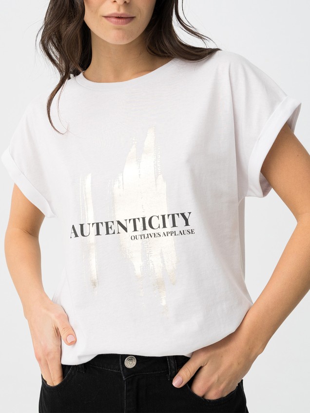 T-shirt com Estampado