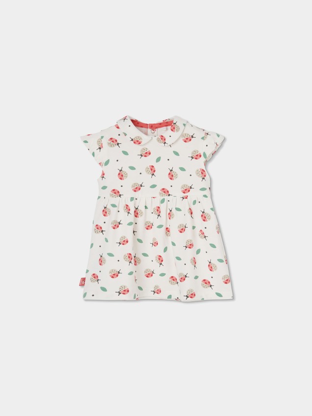 Conjunto de Vestido e Tapa-fraldas