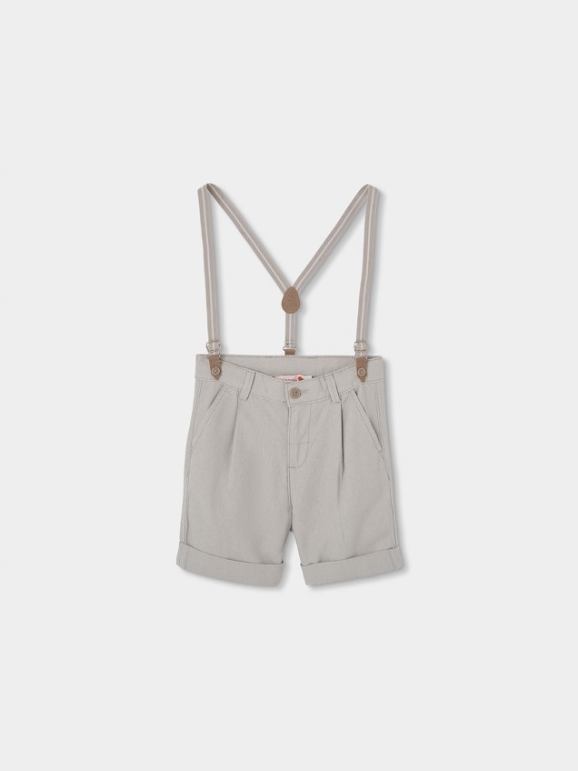 Bermudas com Suspensórios