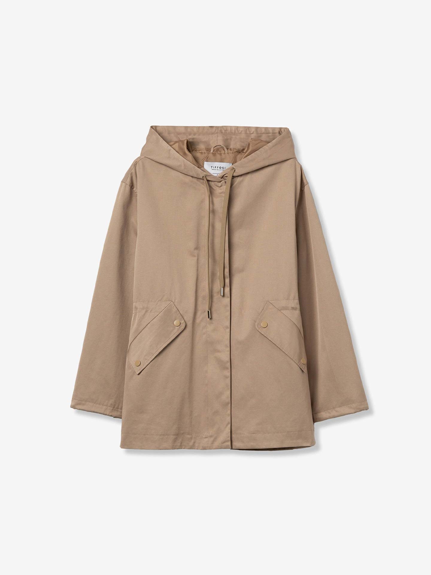 Parka com Capuz Ajustável