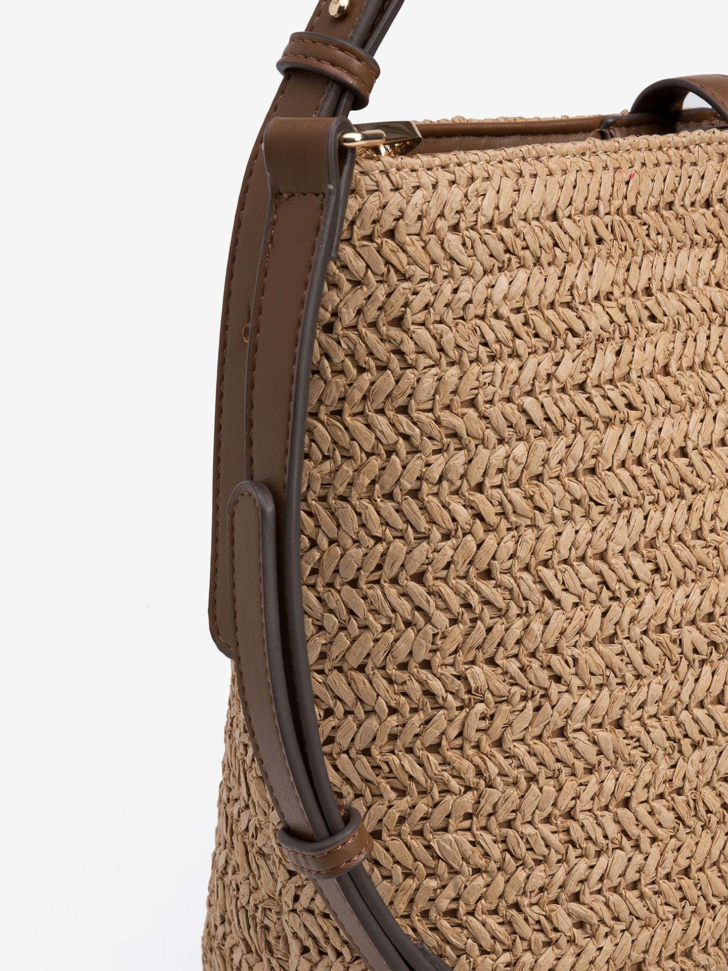 Mala de Ombro em Palha Trançada