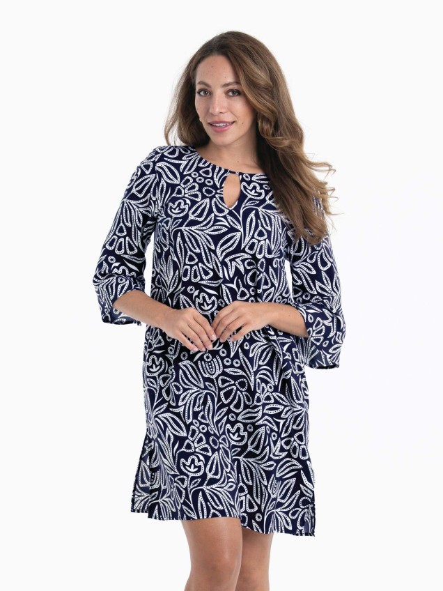 Vestido de Praia Estampado
