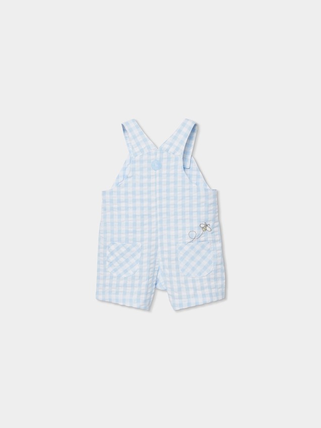Conjunto de Jardineiras e Body