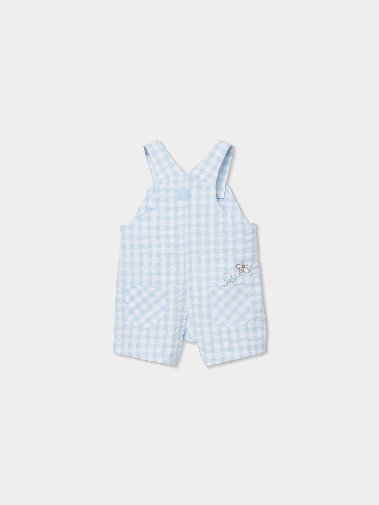 Conjunto de Jardineiras e Body