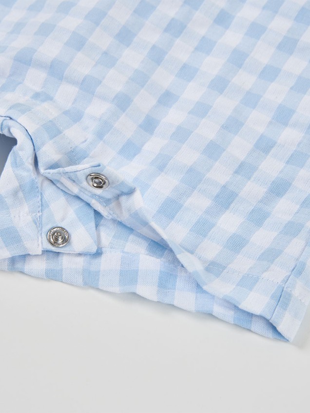 Conjunto de Jardineiras e Body