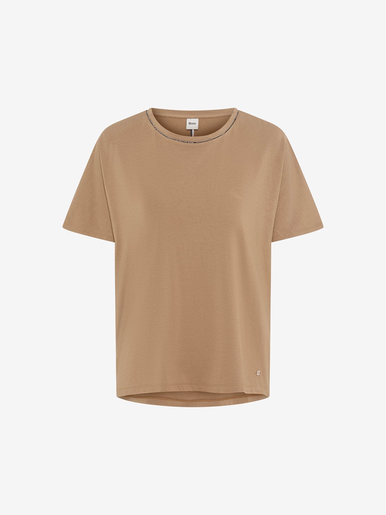 T-shirt com Gola Redonda