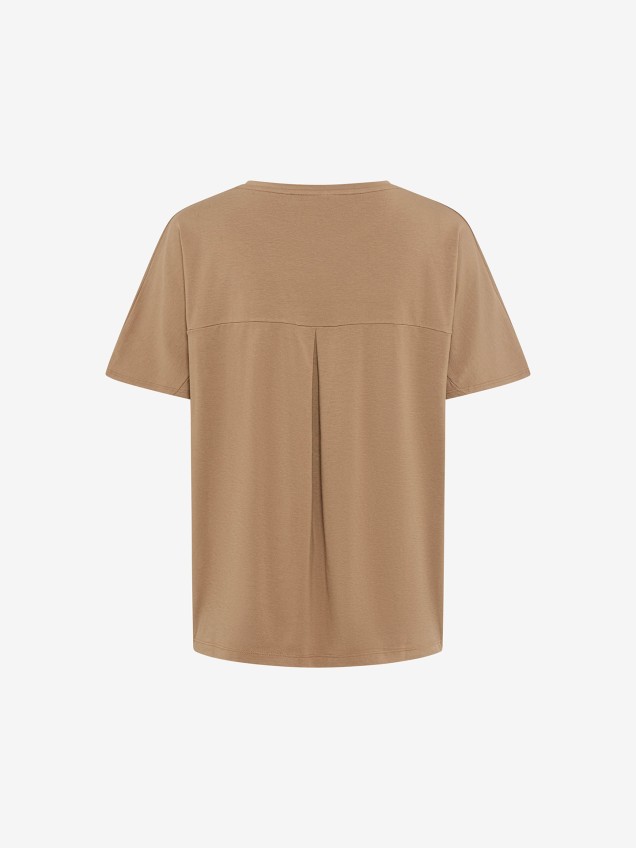 T-shirt com Gola Redonda