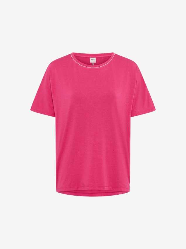 T-shirt com Gola Redonda