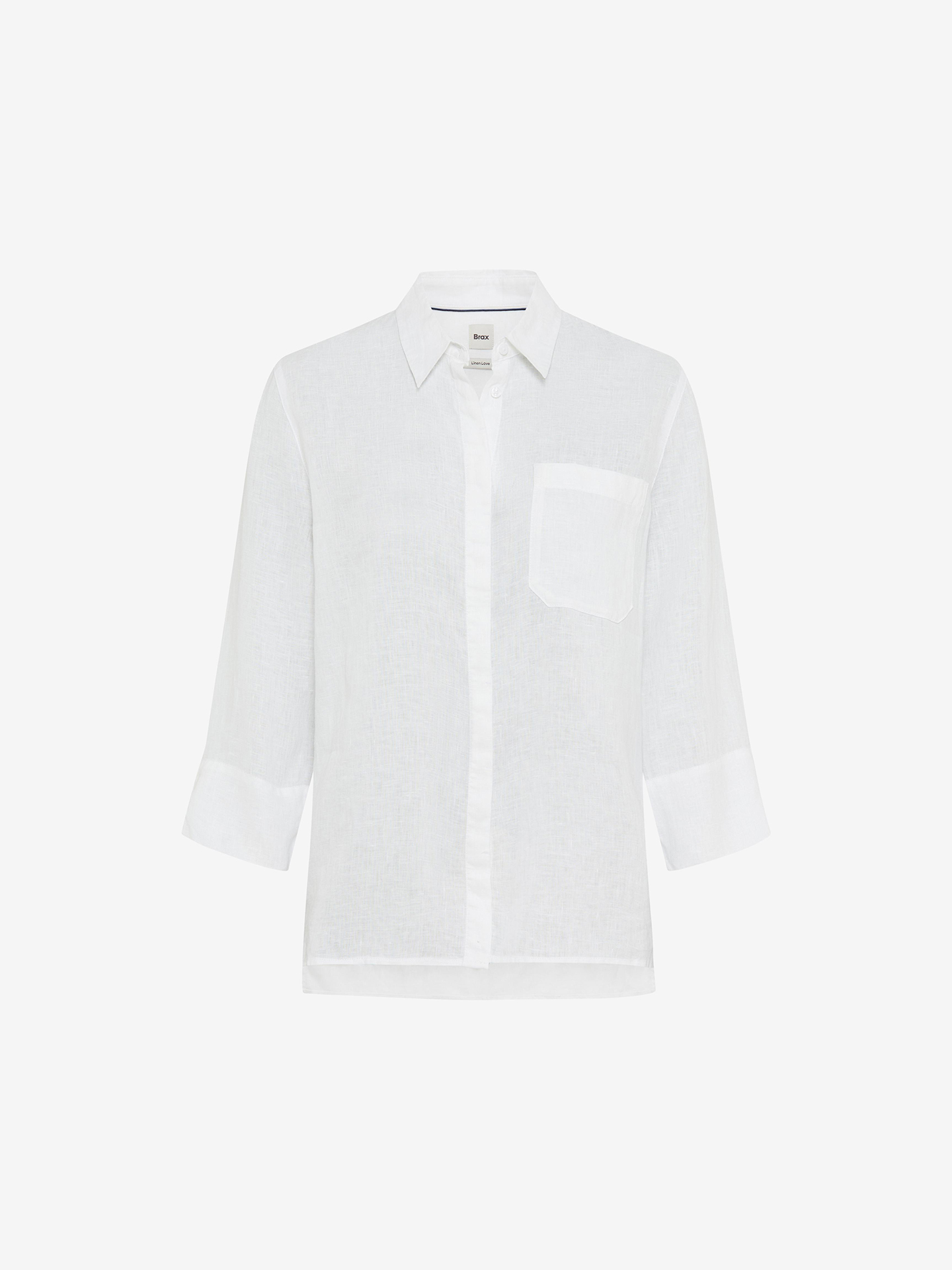 Blusa de Linho com Manga 3/4