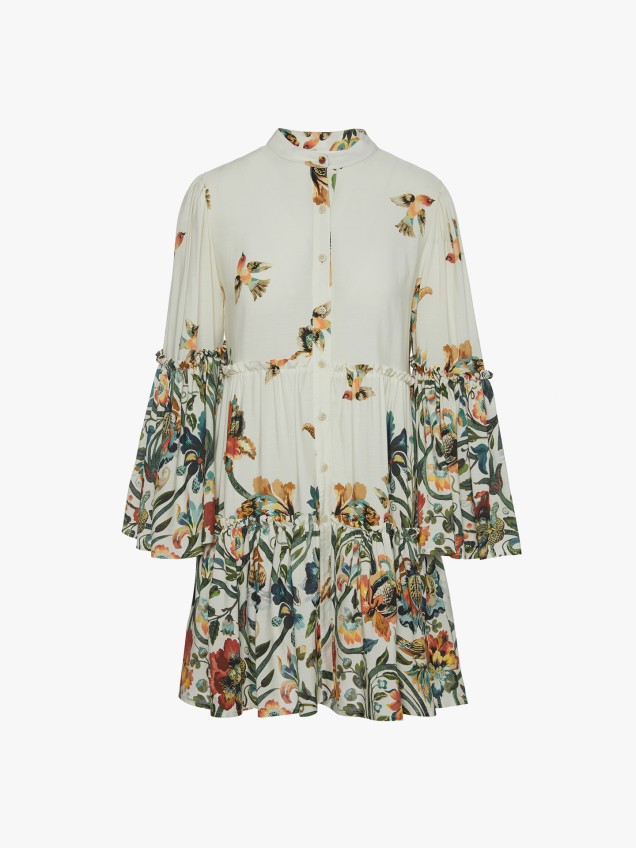 Vestido Curto Estampado