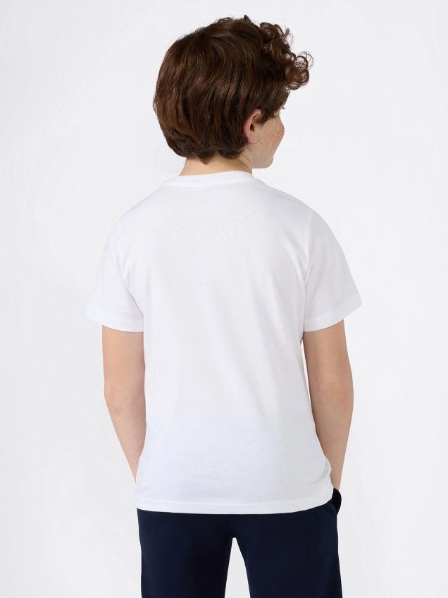 T-shirt com Logótipo Bordado