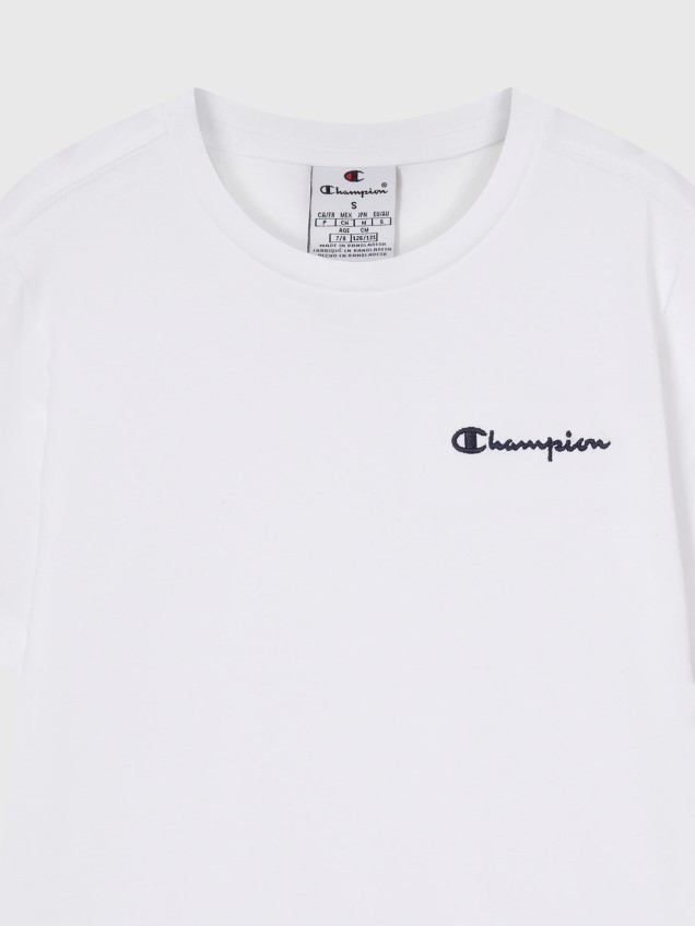 T-shirt com Logótipo Bordado