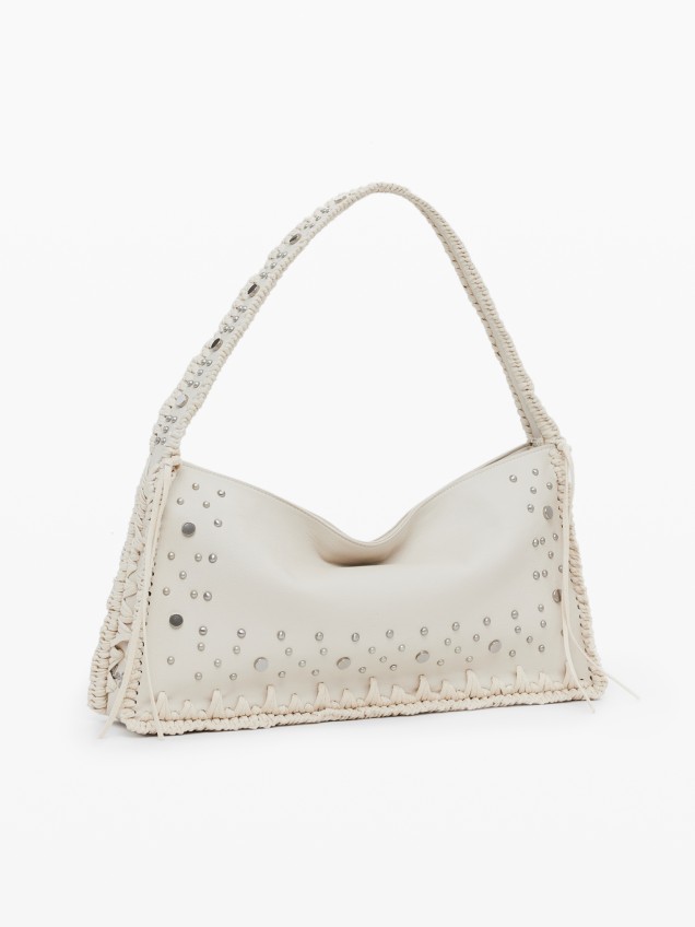 Mala de Ombro Pequena com Tachas