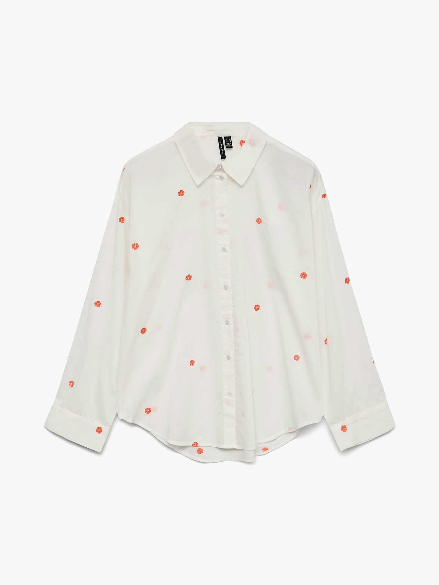 Camisa com Bordado Floral