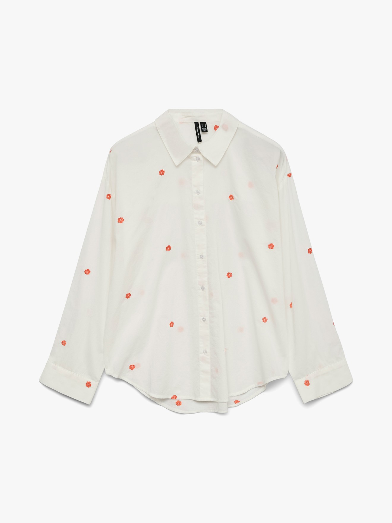 Camisa com Bordado Floral