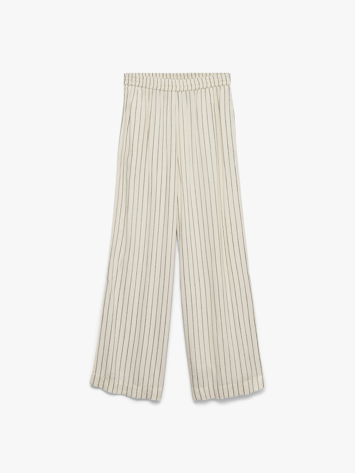 Calças de Linho com Perna Larga