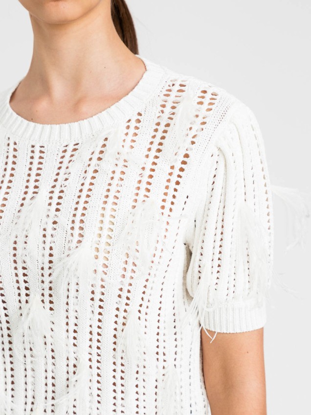 Camisola de Malha Perfurada