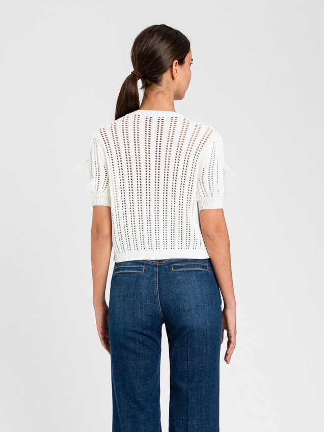 Camisola de Malha Perfurada