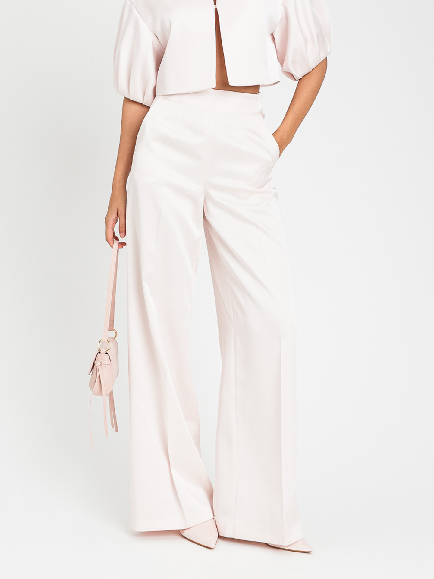 Calças Palazzo em Duchess