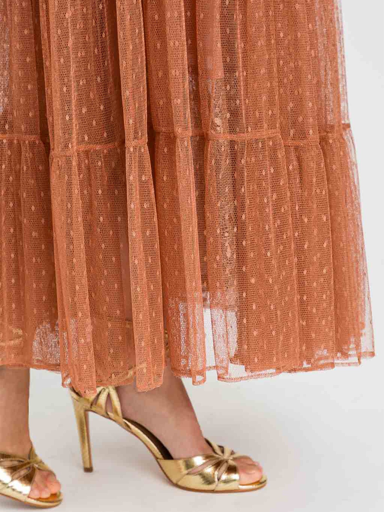 Saia Comprida de Tule